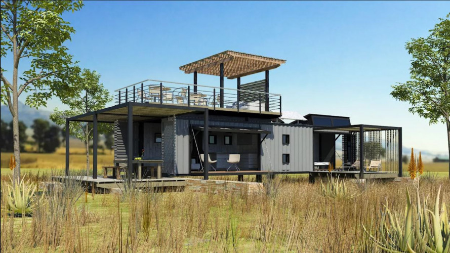 nhà container đẹp