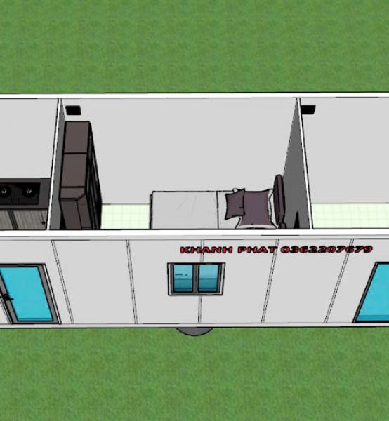 Mẫu nhà container 40 feet